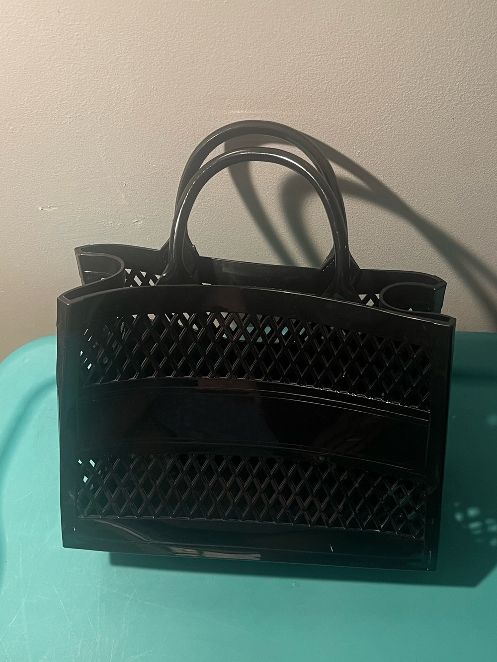 Black Structured Tote Bag - Sleek Everyday Carry